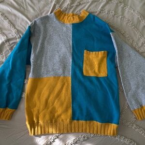 Vintage Colorblock Sweater